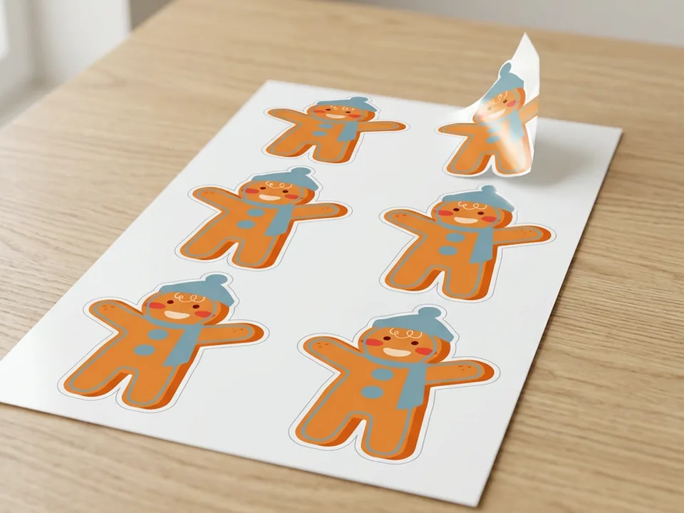 On a sheet